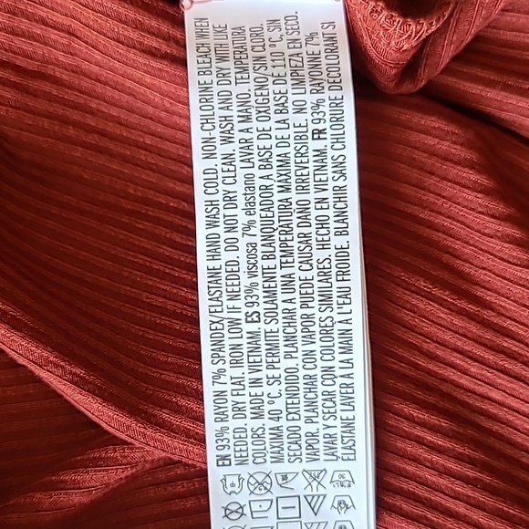 Forever 21 dress size Small Burnt orange color NWT - Picture 7 of 7